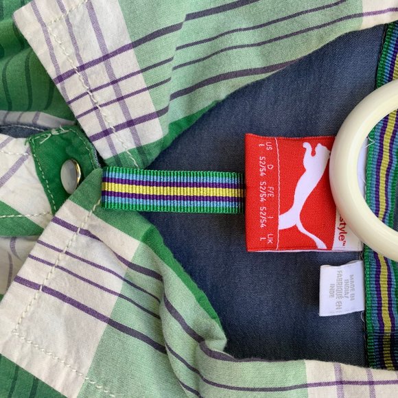 puma snaps button down. - Picture 3 of 3
